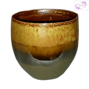 Maceta de porcelana – Artesanal