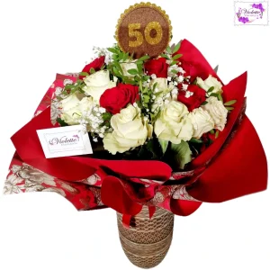 Ramo rosas Boda de Oro