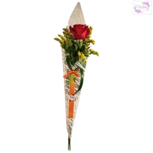 Rosa de Sant Jordi en dantela